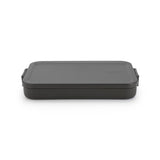 Brabantia lunch box make take flat dark gray | 2 pcs
