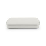 Brabantia lunch box make take flat light gray