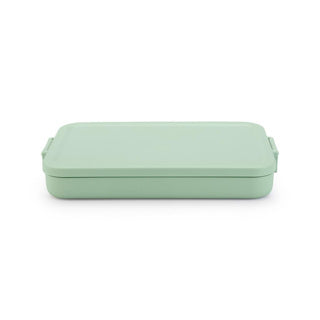 Brabantia lunch box make take flat jade green | 2 pcs