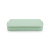 Brabantia lunch box make take flat jade green | 2 pcs