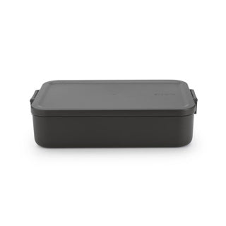 Brabantia lunch box make take large dark gray | 2 pcs