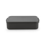 Brabantia lunch box make take large dark gray | 2 pcs