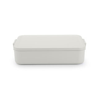 Brabantia lunch box make take large light gray | 2 pcs