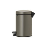 Brabantia newicon pedal bin 3L platinum