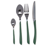 Conjunto de talheres Amefa eclat 24 peças verde