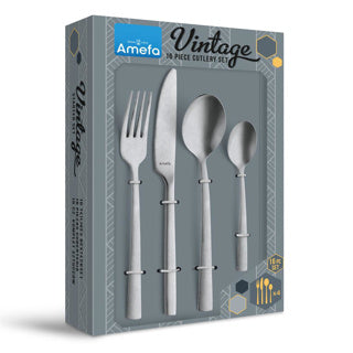 Ménagère Amefa vintage stonewash 16 pièces