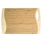 Bamboo cutting board wave 38x25x2 cm