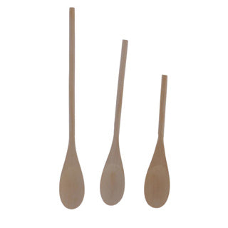 Kichen Tools Holzläffel Set vun 3 | 6 Stéck