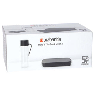 Brabantia Pausenset Take Take 2-teilig dunkelgrau