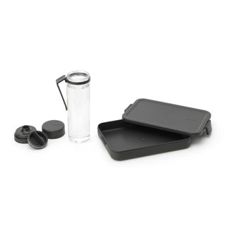 Brabantia break set make take 2dílný tmavě šedý
