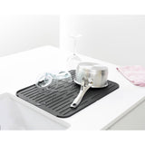 Brabantia sinkside silicone drain mat - dark gray