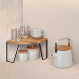 Metaltex York Lava Gewierzer Rack Eck 25x25x16 cm
