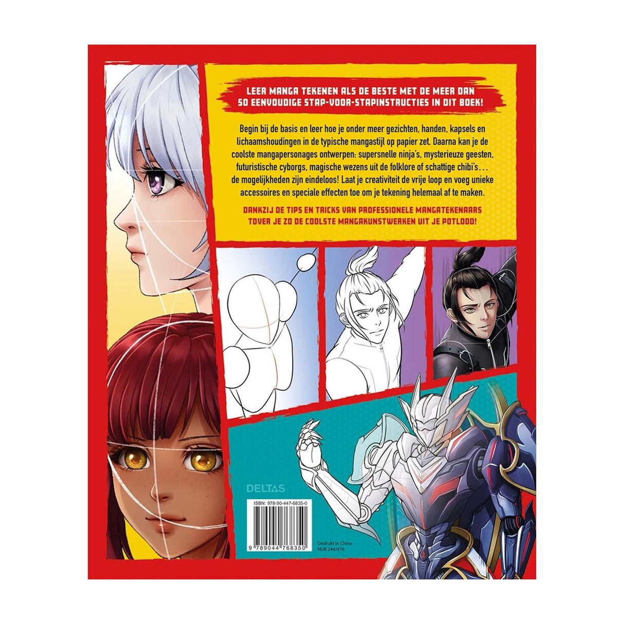 Deltas manga - naučite se risati