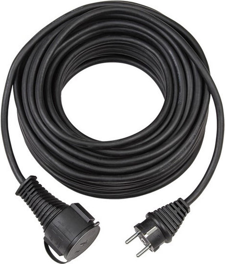 Brennenstuhl verlengsnoer voor bouwplaatsen ip44 10m zwart h07rn-f 3g2,5