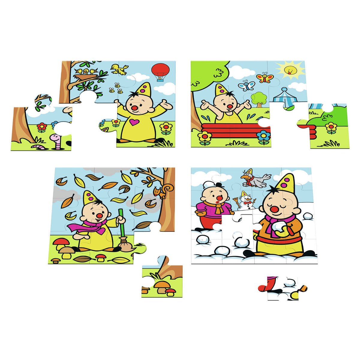 Bumba Puzzle Seasons, 4in1