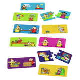 Bumba puzzel 10 in 1 - tegenstellingen - 10 puzzels van 2 stuks