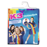 Studio 100 Verkleedjurk Regenboog Blauw, 6-8 jaar