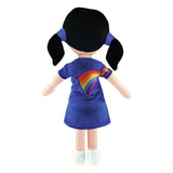 K3 marthe cuddly doll - 30 cm - rainbow dress