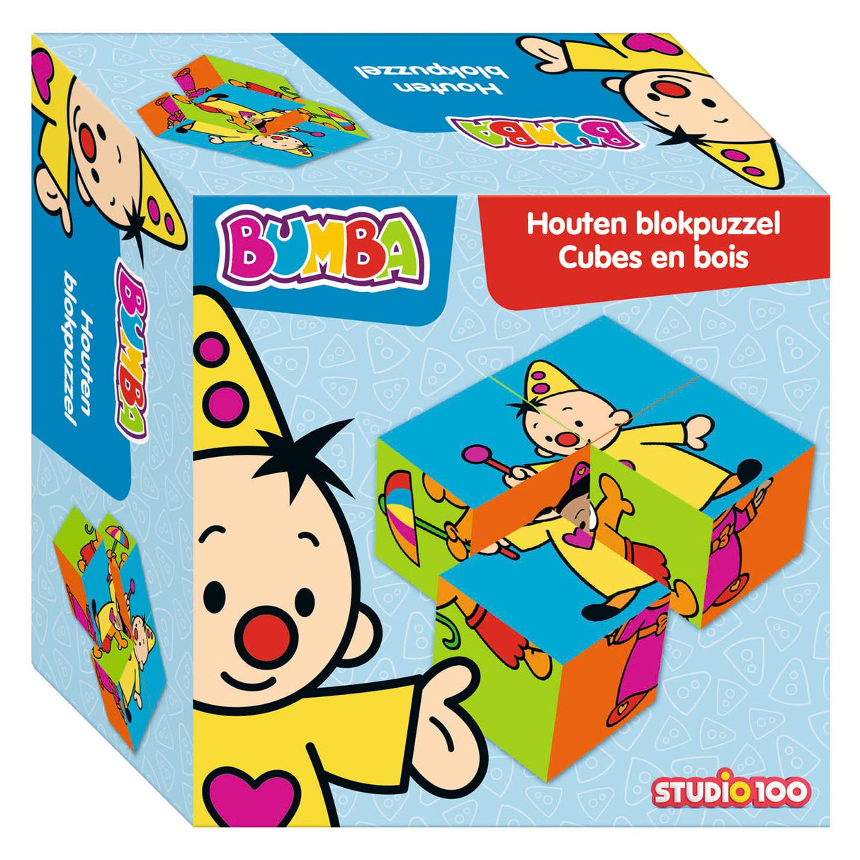 Studio 100 wooden block puzzle, 4st.