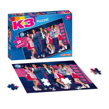 Studio 100 Legpuzzel 3 Biggetjes en de Wolven, 50st.