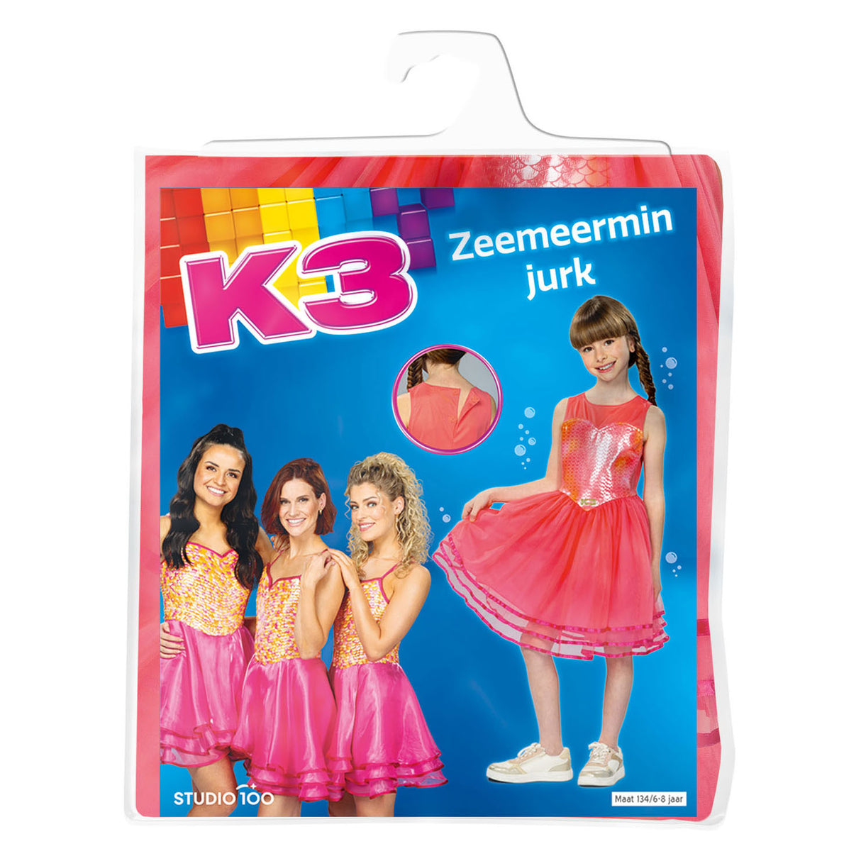 Studio 100 K3 Kleid - Meerjungfrau Kleid, 6-8 Jahre alt