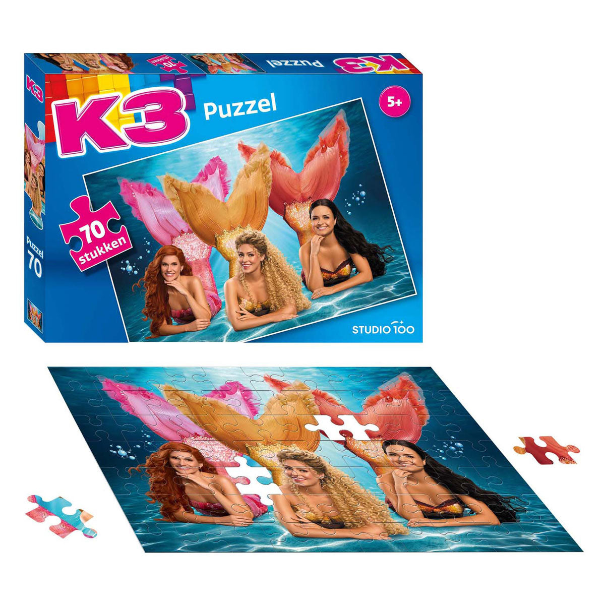 K3 LegPuzzel - Canción de la sirena, 70 °.