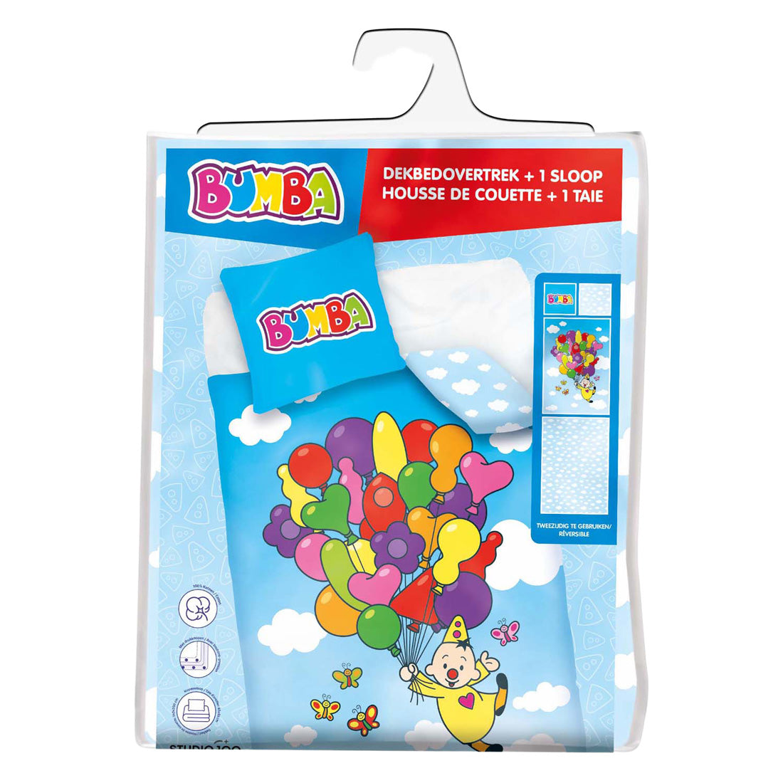 Studio 100 bumba duvet cover - balloons 140x200 cm