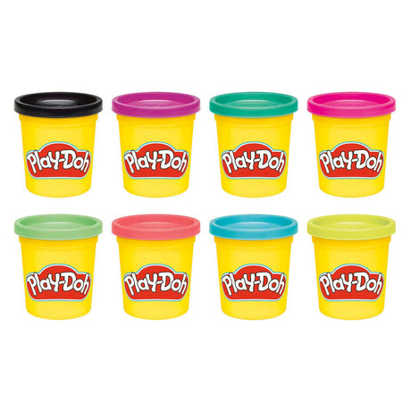 Play-doh vibrant - 8 Lehmdëppen