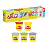 Play-doh back to school - 5 clay pots