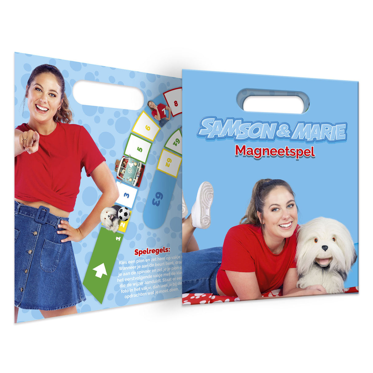 Studio 100 Samson Marie Snakes and Ladders magnetic game
