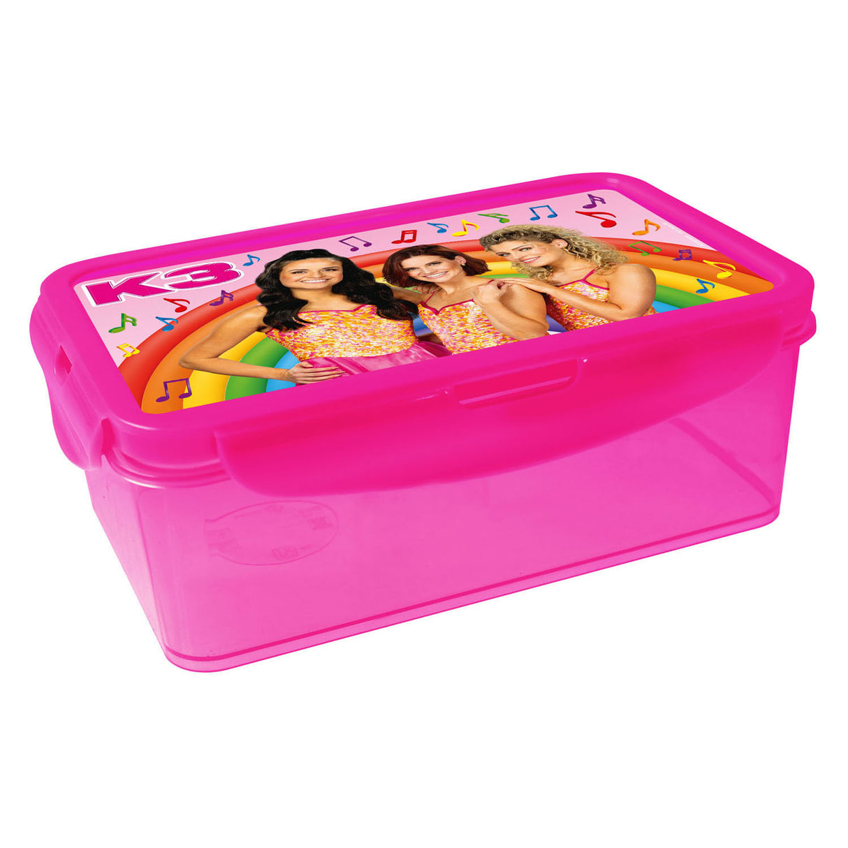 Studio 100 K3 lunchbox with extra containers - magenta