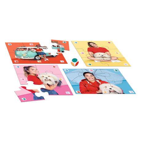 Samson marie puzzel - dobbelpuzzel - 4 puzzels 4x6 stukken