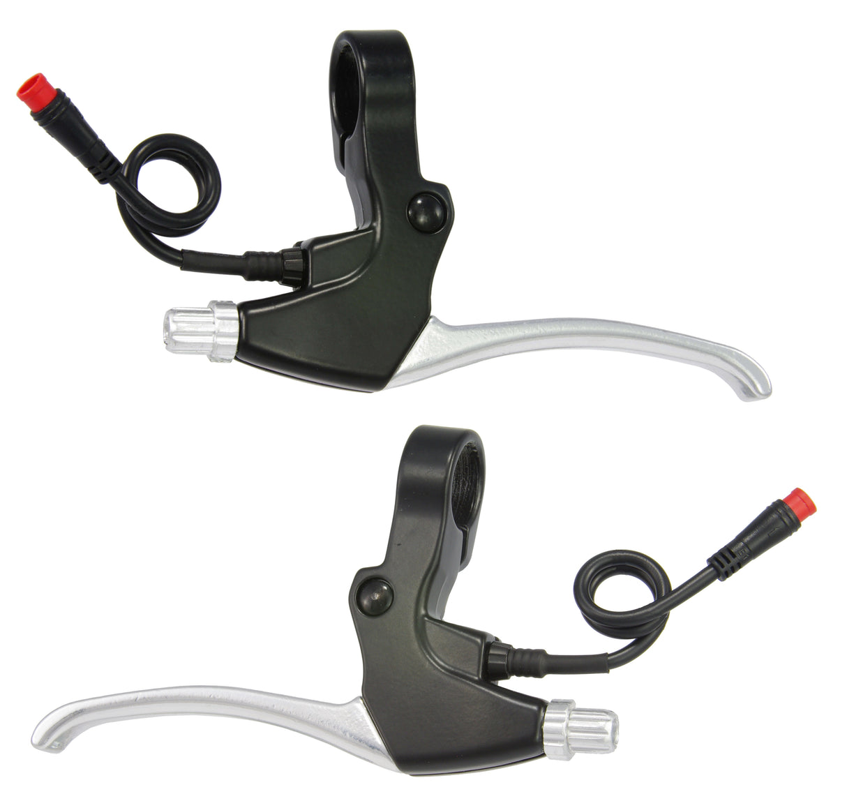 Saccon Remphelle Set per e-bike con interruzione di interruzione del freno magnetico. argento nero