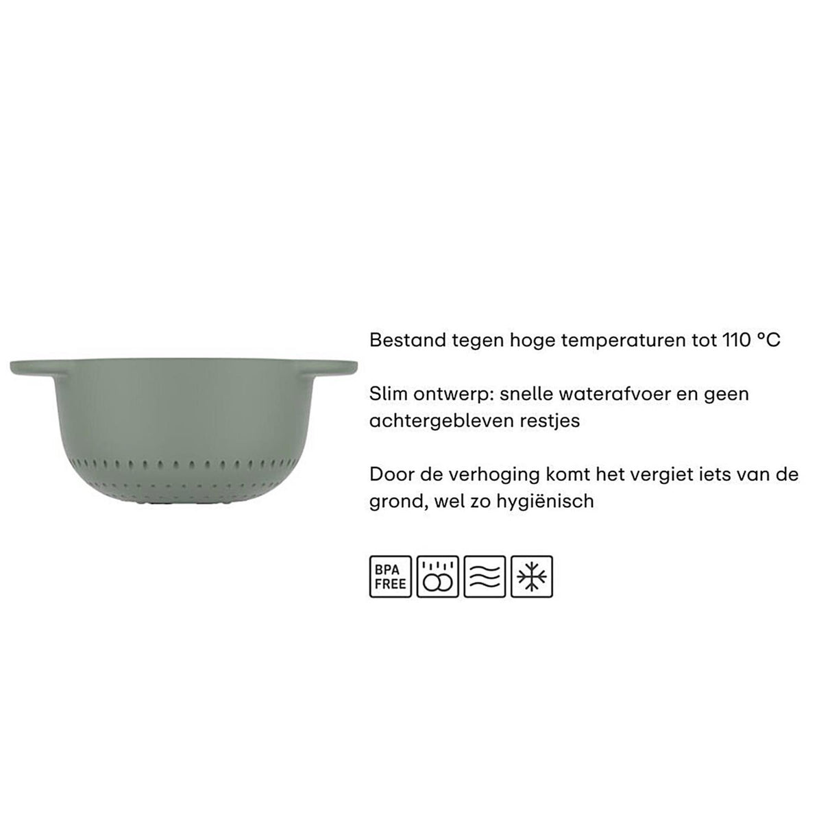 Mepal colander chef it ø16.3cm sage