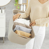 Rotho flexibel Wäschkuerf Brisen 41 l Cappuccino