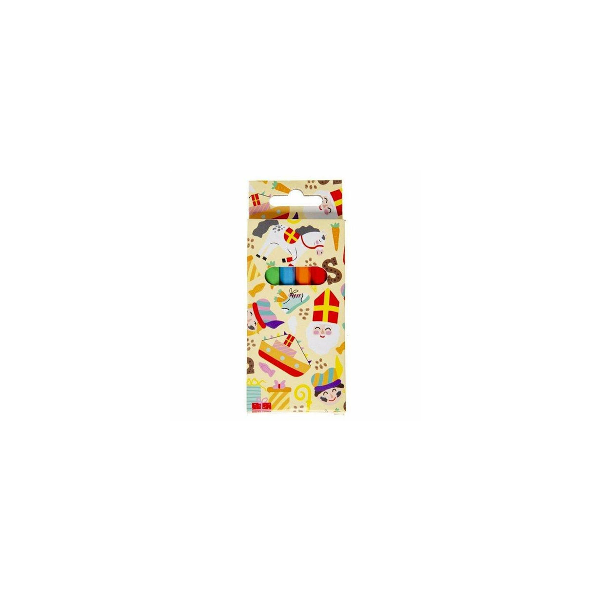 Colored pencils Sinterklaas 8.5cm 6 pieces