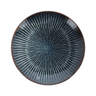 Koselig trendy desserttallerken d21,5xh2,9 cm atlantis stripe | 6 stk