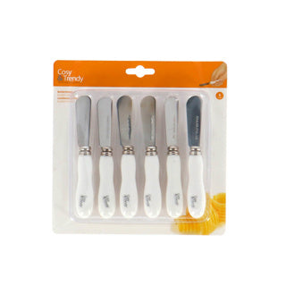 Nem márkájú vajkés készlet 6 db 13,5 cm-es