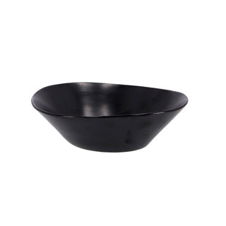 Salatschüssel schwarz 20,3x17xh6,4 cm vongola | 4 Stück