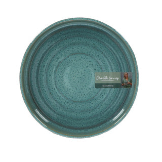 Teller tief D24xH4 cm Basalt ozeangrün | 6 Stück
