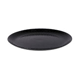 Plate flat 25 cm pampille black | 6 pieces