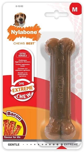 Nylabone Dura Chew for hard bijters bacons flavor