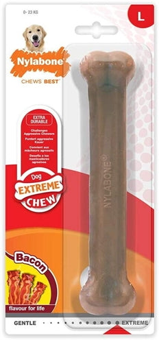 Nylabone draa chew fir schwéier Bijors Bacons Aroma