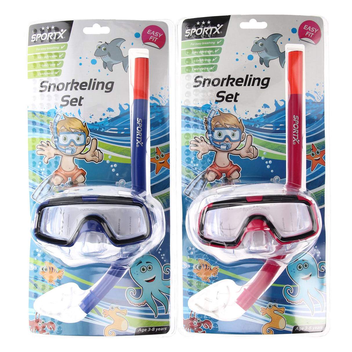 Sportx Sportx Snorkel Set Comfort 3-8 años