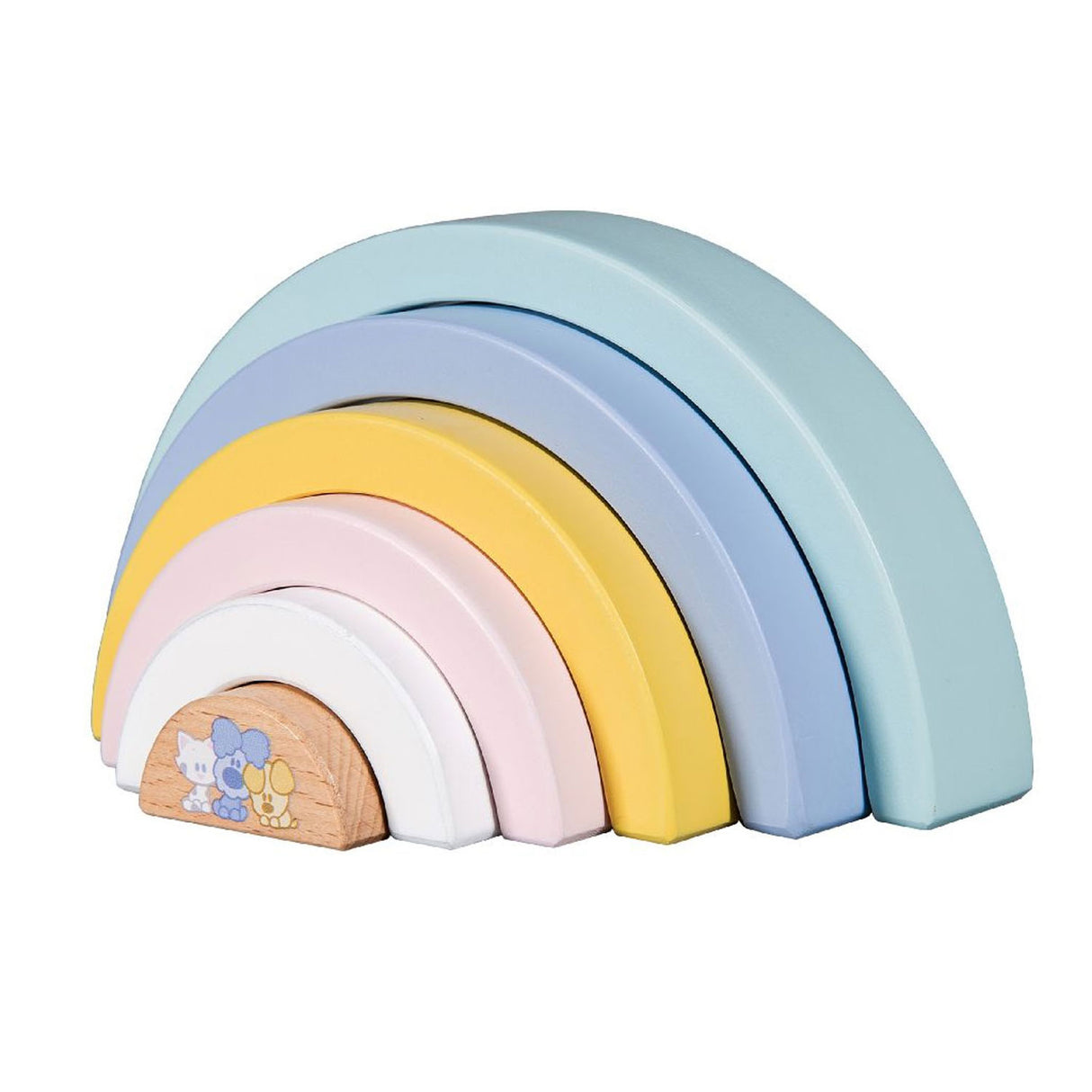 Brinquedos Rubo Woezel e Pip bebê arco-íris