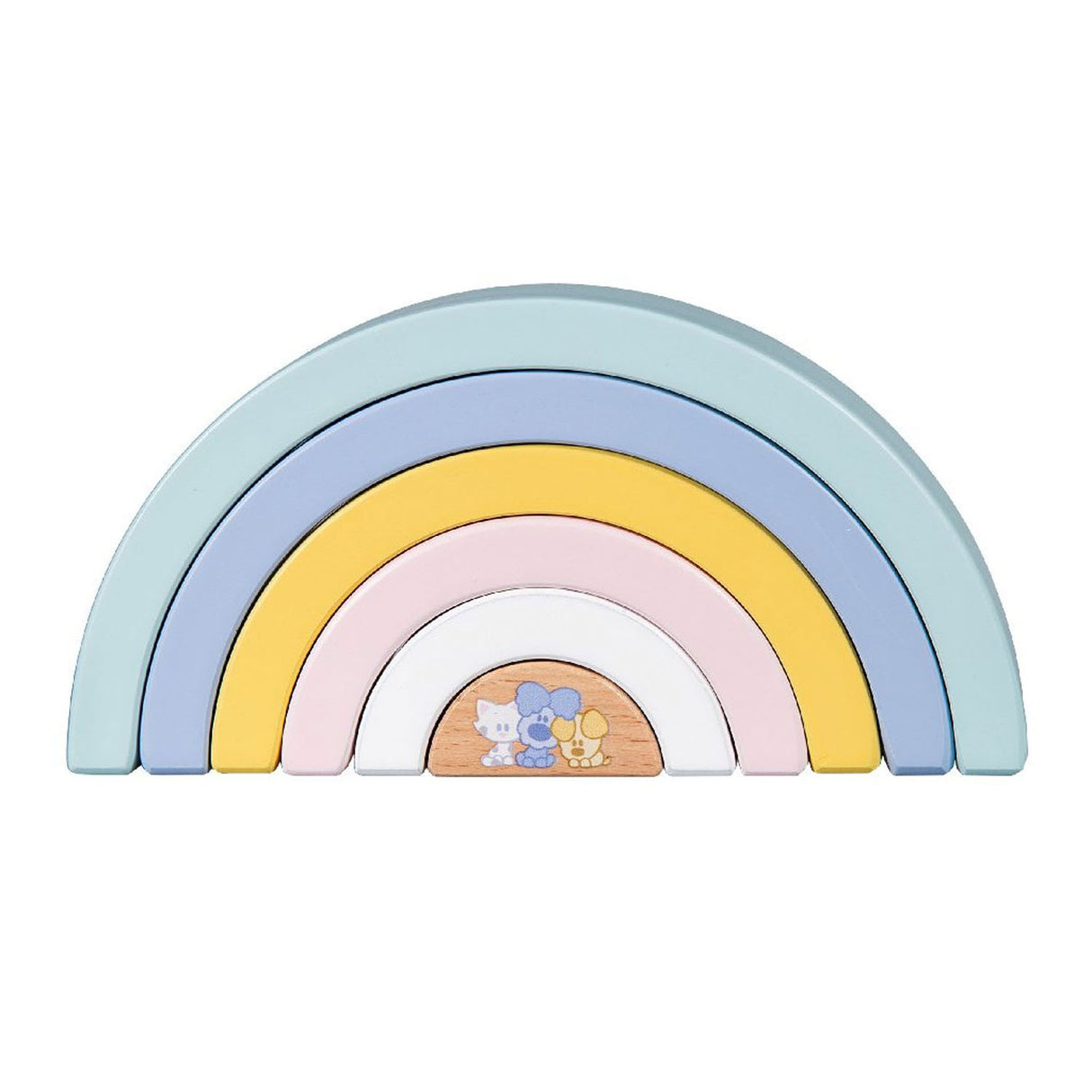 Brinquedos Rubo Woezel e Pip bebê arco-íris