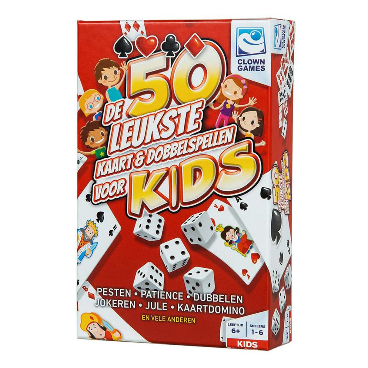 Jeux de clown enfants 50 jeux de dés cartes