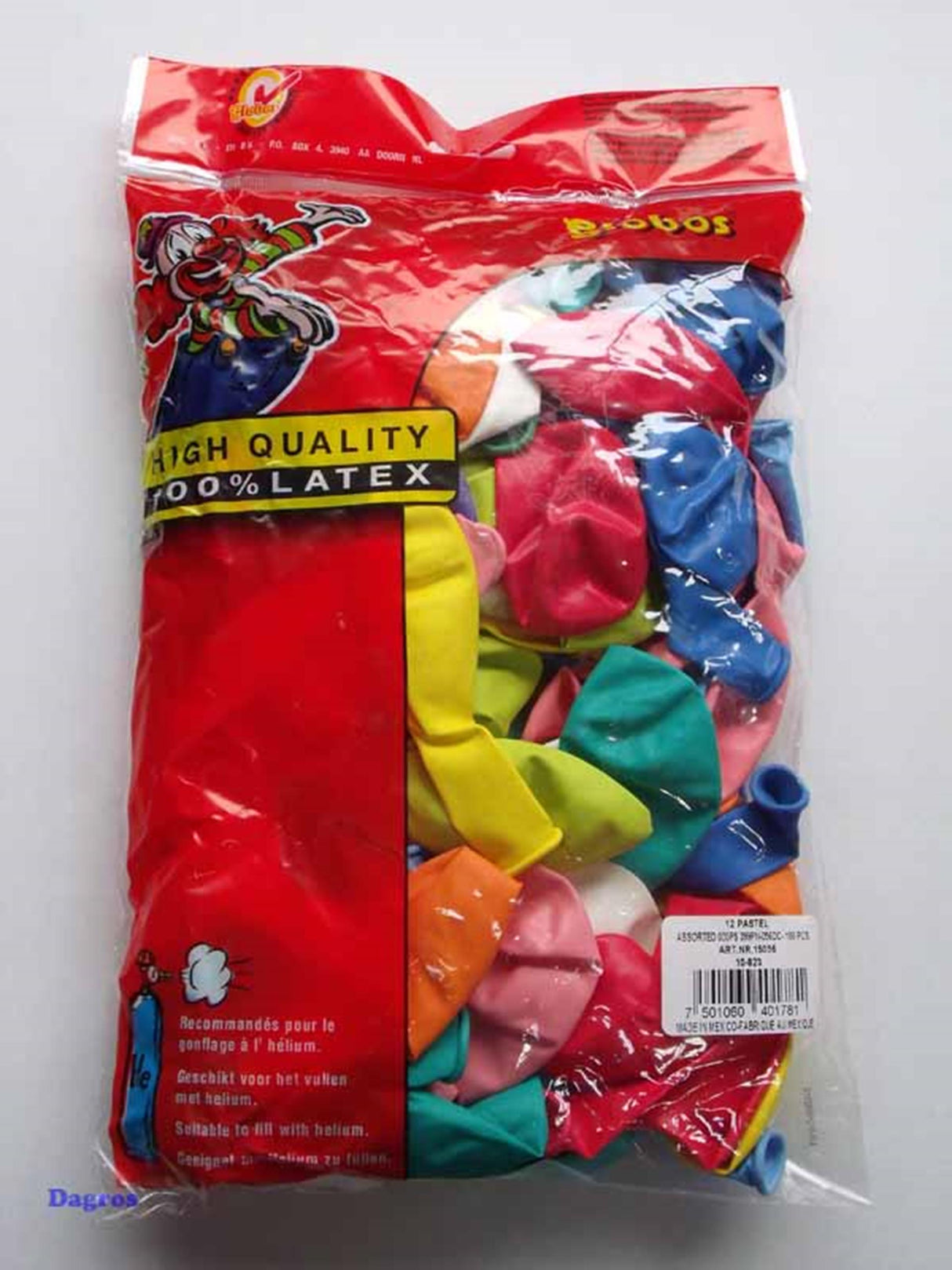 Globos Multicolor Ballonen 100 Stéck