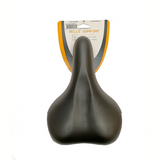 Selle Comfort Saddle Ride. Nero con paraurti bianchi