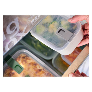 Mepal vershouddoos easyclip 2.0 2250 ml nordic black | 2 stuks